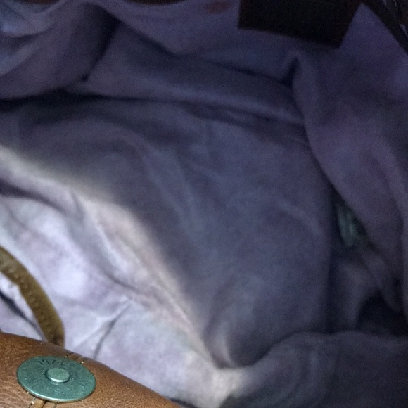 Kooba chestnut brown leather bag w refine details NWT large hobo shoulder bag - Picture 10 of 12